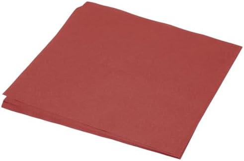 MECCANIXITY 50 Sheet Origami Paper Double Sided Dark Red 10x10 Inch Square Sheet for Art Craft Project, Beginners, Gifts Decor