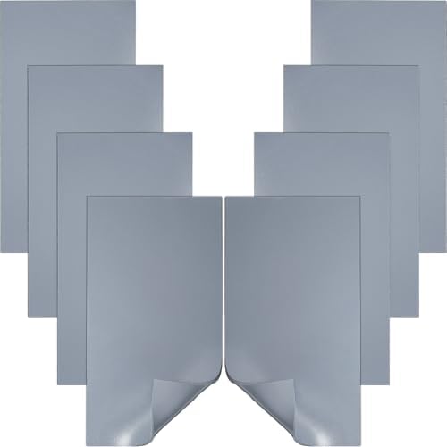 8 Pieces 8 x 4 Inch Silicone Heat Press Mat 0.12 Inch Thick Foam Press Cover Pad Accessories for HTV Heat Transfer Vinyl