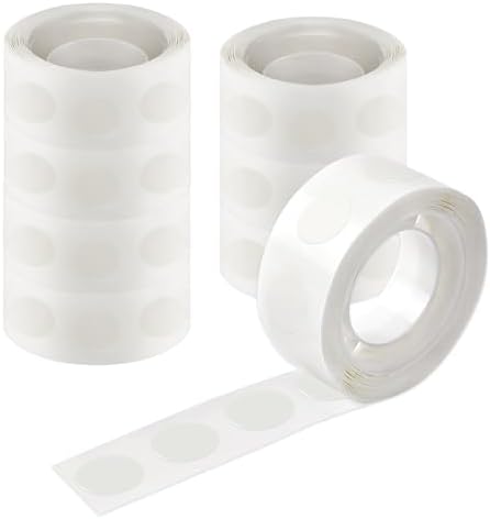 UPINS 800Pcs Glue Points Dots 15mm Removable Balloon Glue Adhesive Dots