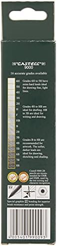 Faber-Castell Pencils, Castell 9000 Art graphite pencils, HB No.2 Pencil for drawing, writing, sketch, shading, artist, school supplies pencils - 12 pack (HB)