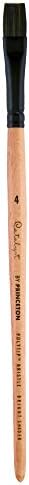 Princeton Catalyst Bright Shader Brush, Synthetic, Short Handle, Size 4, 1 Count