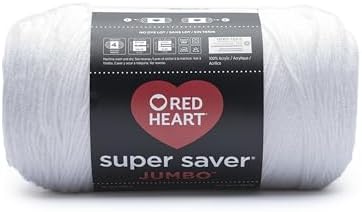 Red Heart Super Saver Jumbo Yarn, White