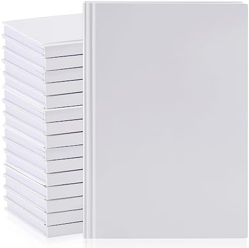 Henoyso 16 Pcs A5 Blank Notebook Journal Hardcover Sketchbook, 8.3 x 5.7 in