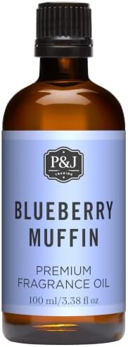 P&J Trading Fragrance | Blueberry Muffin Oil 100ml - Candle Scents for Candle Making, Freshie Scent, Soap Making Supplies, Diffuser Oil Scents