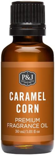 P&J Trading - Caramel Corn Scented Oil 30ml - Fragrance Oil for Candle Making, Soap Making, Diffuser Oil