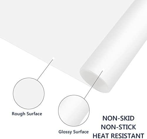 Gartful 2 Pack Silicone Crafting Mats, 15.7" x 11.8" Silicone Mat For Crafts, Large Heat Resistant Sheet For Jewelry Casting, Epoxy Resin, Wax Seal, Drawing, Countertop Protector, Placemat,Translucent