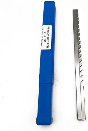 5mm B1 Push-Type Keyway Broach Metric Sized With Shim High Speed Steel Cutting Tool For CNC Machine