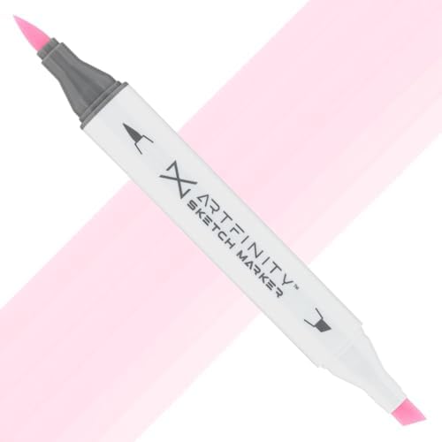 Artfinity Sketch Markers - Pale Pink RV2-0, Vibrant, Professional, Dye-Based Alcohol Markers for Artists, Drawing, Travel, & More