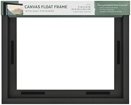 MCS Canvas Float Frame, 11x14, Black, 1-Pack