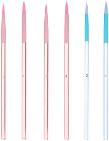 Fine Detail Paint Brushes 6Pcs, for Acrylic Oil Watercolor