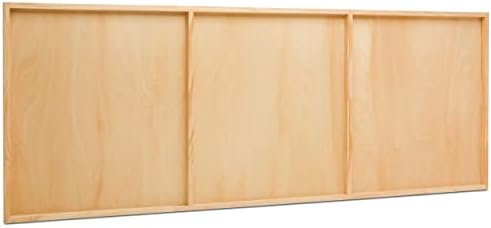 Birch Painting Panel 18 x 48 x 3/4-inch, Pack of 4 Large Wood Canvas Boards for Painting, Blank Sign for Wall Art Sets, by Woodpeckers