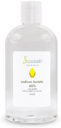 Sodium Lactate 60% USP Pure for Soap Making & Lotions 16 oz