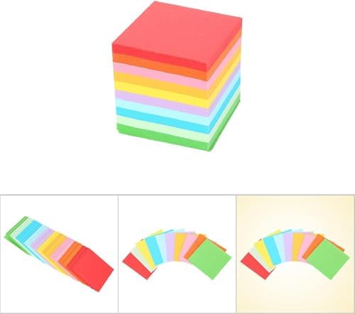 520 Sheets Small Origami Paper, 5 x 5cm Double Sided Color Origami Paper Cranes, 10 Colors Folding Paper Pastel for Beginners or Craft Enthusiasts to Fold Roses, Flowers