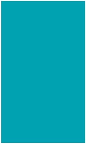 Colonial Cards: 150 Color Cardstock 3" x 5" Index Cards, Teal, Unruled