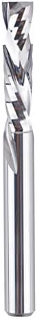 SpeTool Compression Router Bits 1/4 inch Shank 1/4" Cutting Diameter ,Carbide UP Down CNC Router Bits Set Wood Router End Mills Carving Slotting Edge Cutting