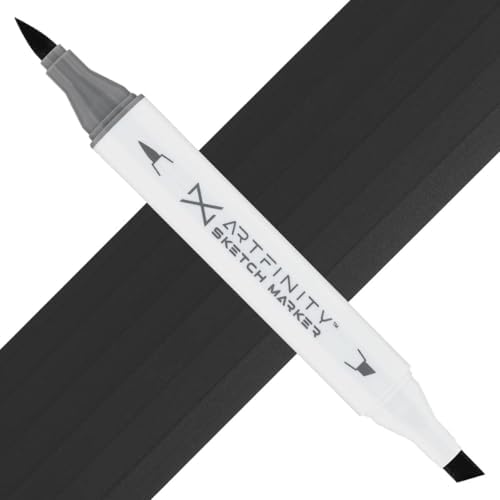 Artfinity Sketch Markers - Neutral Gray 9 NG9, Vibrant, Professional, Dye-Based Alcohol Markers for Artists, Drawing, Travel, & More
