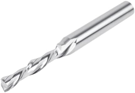 SpeTool 3/16" Cutting Diameter Downcut Spiral Router Bit 1/4" Shank Carbide End Mill CNC Wood Router Bits for Slotting Trimming