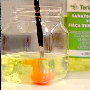 TERLANS Oil Painting Essentials Set, 3x100 ml (3x3.38 Fl.Oz.) | Linseed Oil, Brush Cleaner & Odourless Oil Paint Liquid for Smooth Flow, Controlled Dilution & Paint Care | Artist Oil Painting Supplies
