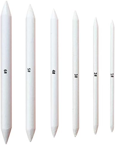 6 PCS Blending Stumps and Tortillions, Sketch Drawing Tools