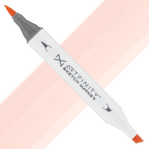 Artfinity Sketch Markers - Pinkish Vanilla R8-2, Vibrant, Professional, Dye-Based Alcohol Markers for Artists, Drawing, Travel, & More