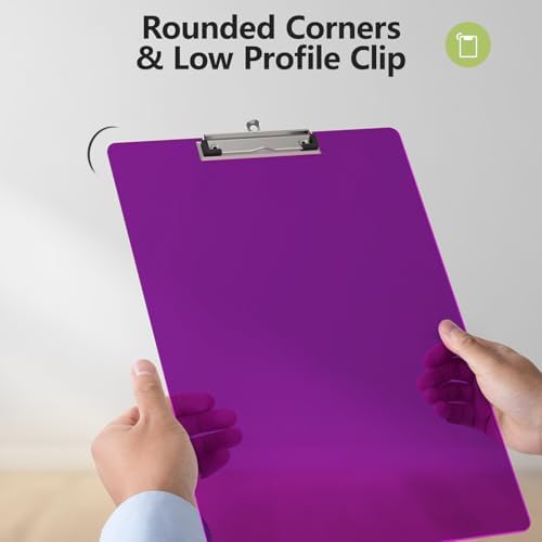 Extra Large Clipboard, 11 x 17 Purple Plastic Drawing Board