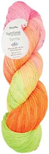 KnitPro Symfonie Fingering Weight Merino Wool Yarn 100g, Galaxy Glow