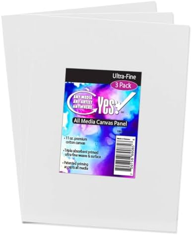 Yes! All Media Cotton 5x5 Canvas Panels 3 Pack - Professional Wet Media Canvas Panels for Watercolors, Oil Colors, Acrylics, Inks, Sprays, Permanent Markers, and More