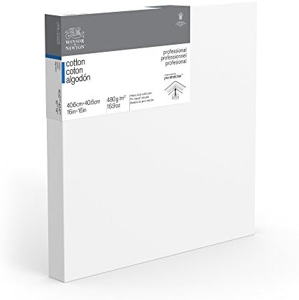Winsor & Newton Professional Cotton Canvas, 16" x 16" Deep Edge