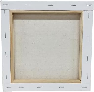 Artist's Loft 12 Count 8” x 8” Super Value Canvas Necessities - Acid Free Cotton Canvas for Paint, Acrylic, & Oils - 1 Pack