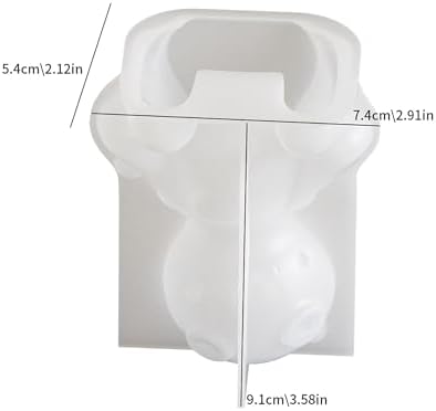 Animal Doll Candle Silicone Mold for Resin Casting & Candle Making