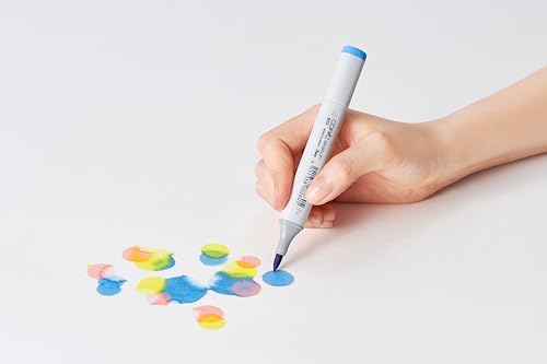 Copic Sketch, Alcohol Markers, 6 Colors Dual Brush Tip Art Marker for Adults, Blendable Sketch Markers for Coloring Drawing & Illustration Art - Perfect Primaries