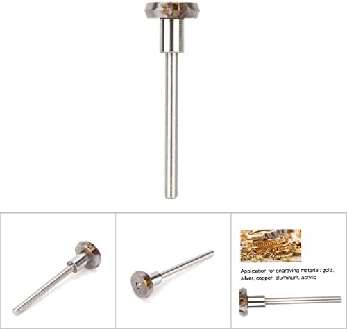 Cut Flywheel Shank, Professional Jewelry Cutting Engraving Accessory, for Fine Detail Work(120, 125, 130, 135, 150 deg) (Single Crystal Knife 120 Degrees)