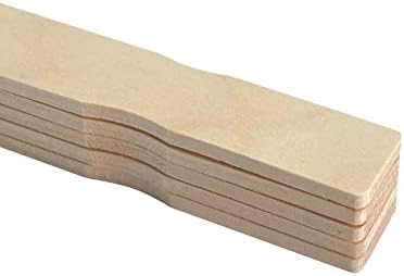 25 Pack Paint Stir Sticks, 12 Inch Wooden Paint Sticks for Mixing, Paint Stirrers, Garden and Library Markers