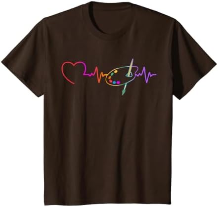 Funny Paint Palette Brush Artist Painter Art Teacher Men Kid T-Shirt