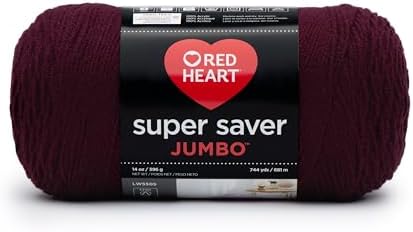 Red Heart Super Saver Jumbo Yarn, Claret