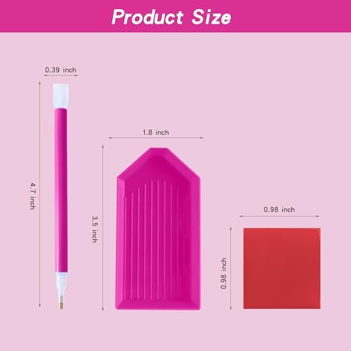 LYMUSUMI 42PCS 5D Diamond Art Painting Tools and Accessories Kits