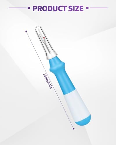 Needle and Thread Seam Ripper, Rippers for Sewing and Thread (Navy Blue)