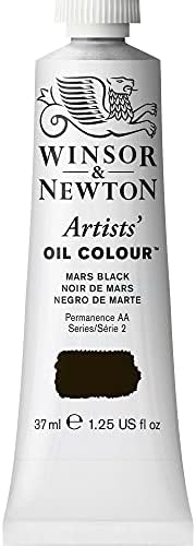 Winsor & Newton Artists' Oil Paint, 37ml Tube, Mars Black