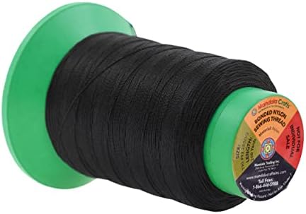 Mandala Crafts Size 92 280D T90 12 Neutral Bonded Nylon Thread, 2400 YDs