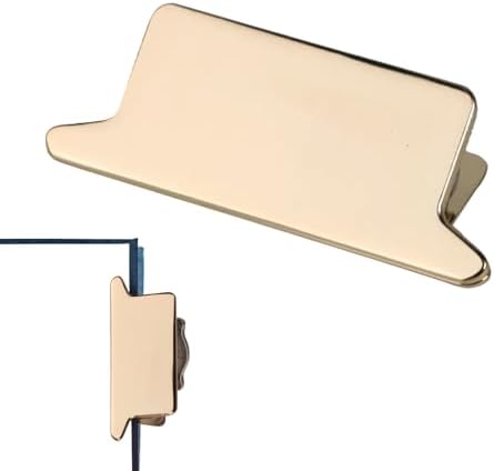 Koqye 1Pc Brass Metal Paper Clip Alloy Vintage Paper Clips 3.3 x 1.3 in