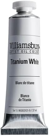 Williamsburg Artist Oil Colors, Titanium White, 37 ml Tube