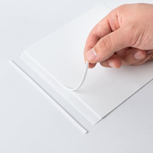 SIDAZON 100/600 Pcs Adhesive 3D Foam Strips Foam Tape Craft Double Sided Sticky Strips Dual-Adhesive Tapes with Adhesive Mount for Shaker Cards, Scrapbooking Office Supplies（5.9 Inch