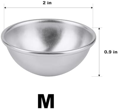Bath Bomb Molds Kit, 10 Set 20PCS 2.17 Inch Mold Set for DIY Making