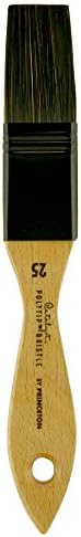 Princeton Catalyst Mottler Brush, Synthetic, Short Handle, Size 1 inch, 1 Count