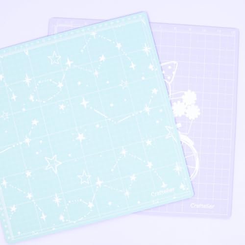 Craftelier - Self Healing Cutting Mat – 8x12 in | Durable Craft Mat for Sewing, Fabric, Model Building & Scrapbooking | Thick, Sturdy & Easy to Clean Cutting Board for Crafts (12 x 12)