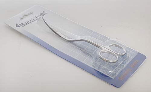 6 Inch Bent Handle Curved Embroidery Scissors---Perfect for Machine Embroidery