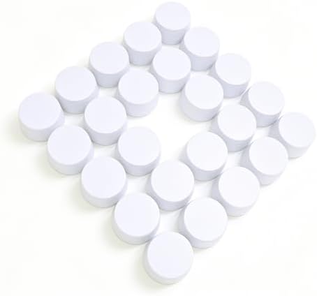 HOMAMAMOON 24 Pack Candle Tins for Making Candles, 8 oz Matte White Empty Candle Jars with Lids, Premium Seamless Metal Candle Containers Jars for DIY Craft, Small Business,Travel, Storage & Gifts