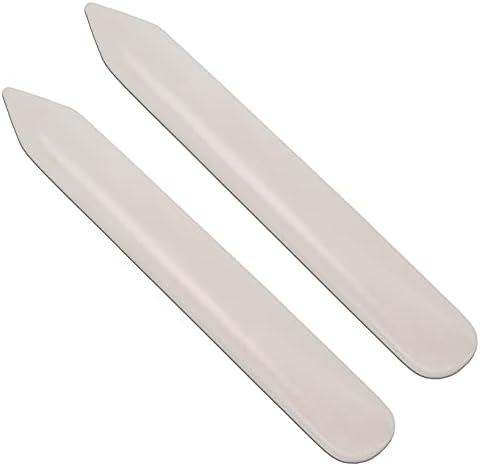 DEEDYGO 2 PCS Genuine Bone Folder Scoring Folding Creasing Tool | Paper Creaser, Origami, Burnishing, Scrapbooking, Bookbinding, Card Making & Leather Crafts
