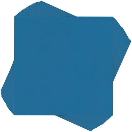 Blue 15x19 Uncut Premium Mat Board - No Opening - 25 Mats