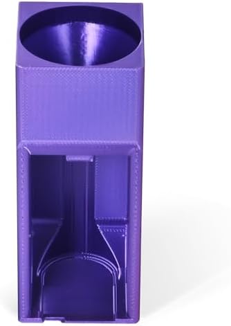 Diamond Painting Organizer,Diamond Painting Drill Funnel for Round Containers,Portable Diamond Art Funnel for Easy Transfer, Diamond Painting Accessories (Silk Purple)